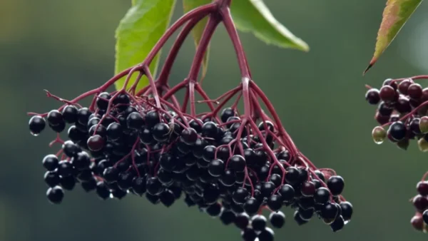 Elderberry Herbal Tea (Sambucus nigra) – Loose Whole Berries for Immune Defense, Energy & Cold Season Readiness